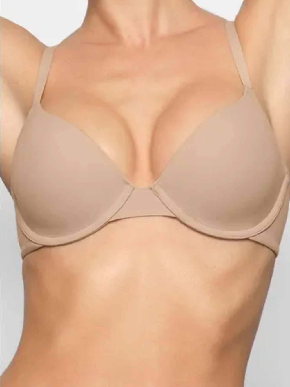 SKIMS Smooth Light Nude Underwire T-Shirt Bra